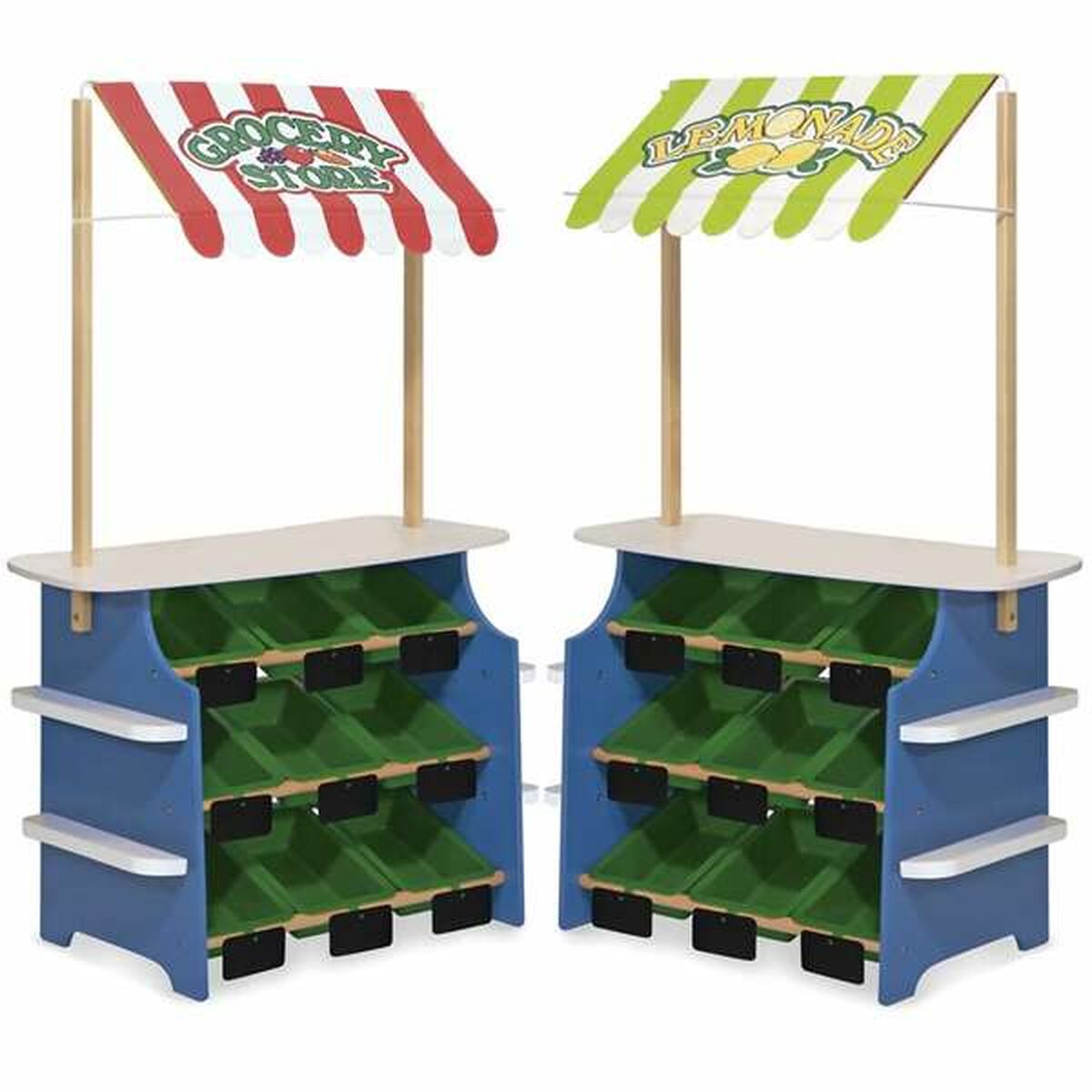 Supermarket de jucării Melissa & Doug Grocery & Lemonade 127 x 81 x 41 cm - Jucarii si jocuri, Imitații de jocuri
