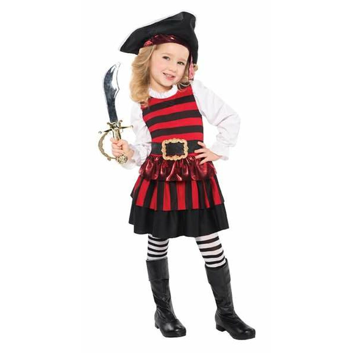 Costum Deghizare pentru Copii Little Lass Pirat 4-6 ani - Jucarii si jocuri, Costume și accesorii