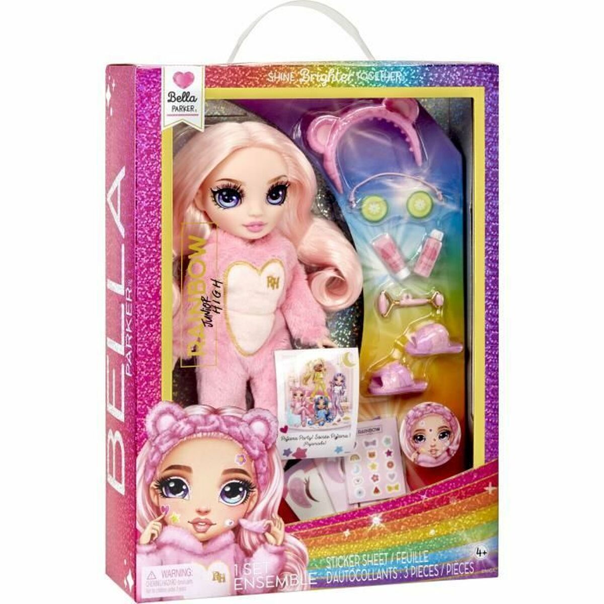 Păpușă bebeluș Rainbow High Pajama Party Bella (Pink) - Jucarii si jocuri, Păpuși și accesorii