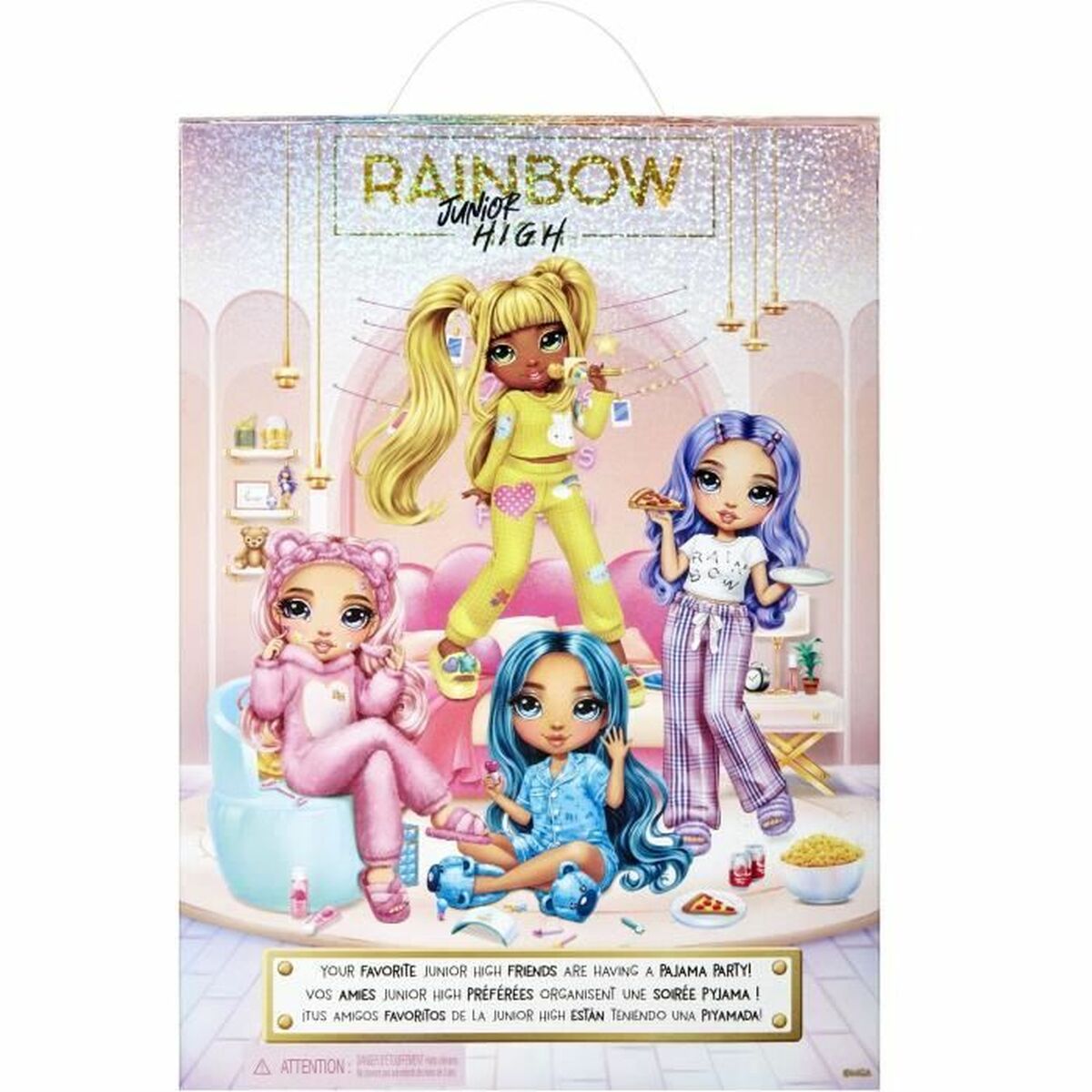 Păpușă bebeluș Rainbow High Pajama Party Bella (Pink) - Jucarii si jocuri, Păpuși și accesorii