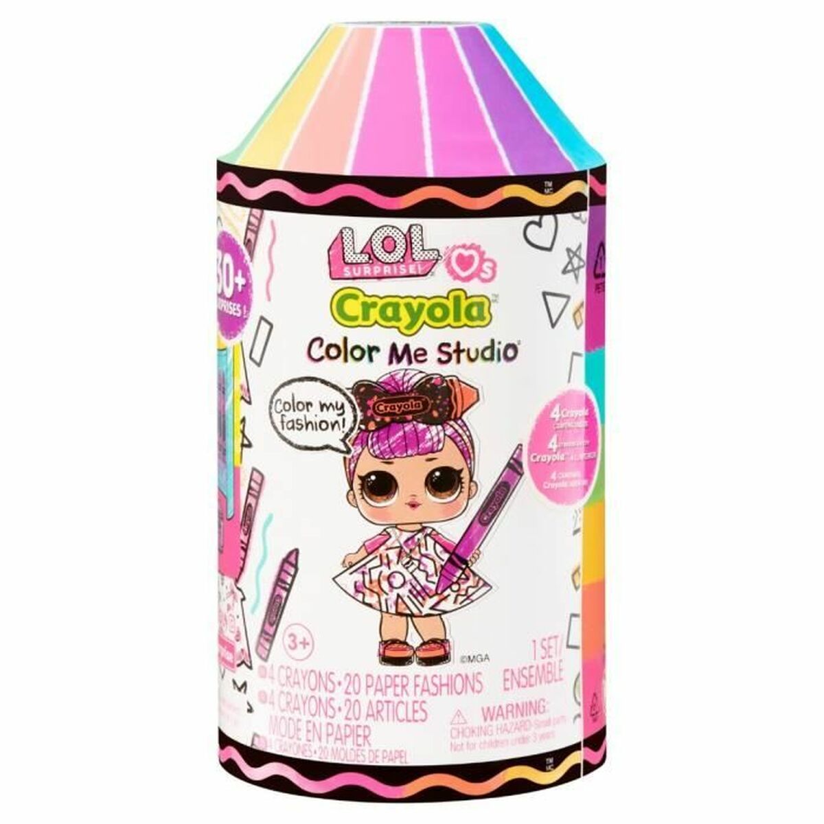 Păpușă LOL Surprise! Loves CRAYOLA Color Me Studio - Jucarii si jocuri, Păpuși și accesorii