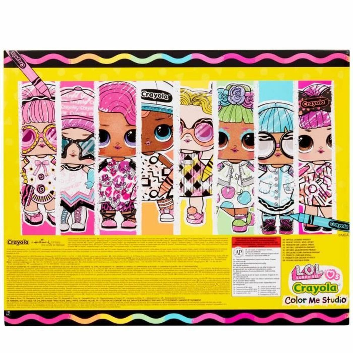 Păpușă LOL Surprise! Loves CRAYOLA Color Me Studio - Jucarii si jocuri, Păpuși și accesorii