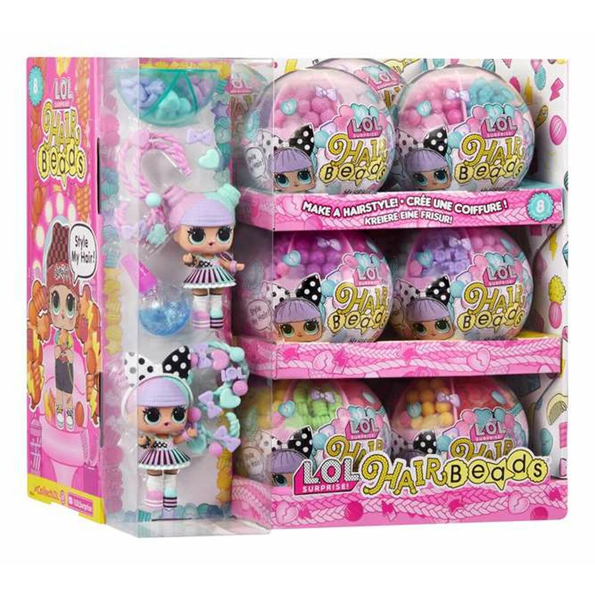 Păpușă LOL Surprise! Hair Beads - Jucarii si jocuri, Păpuși și accesorii