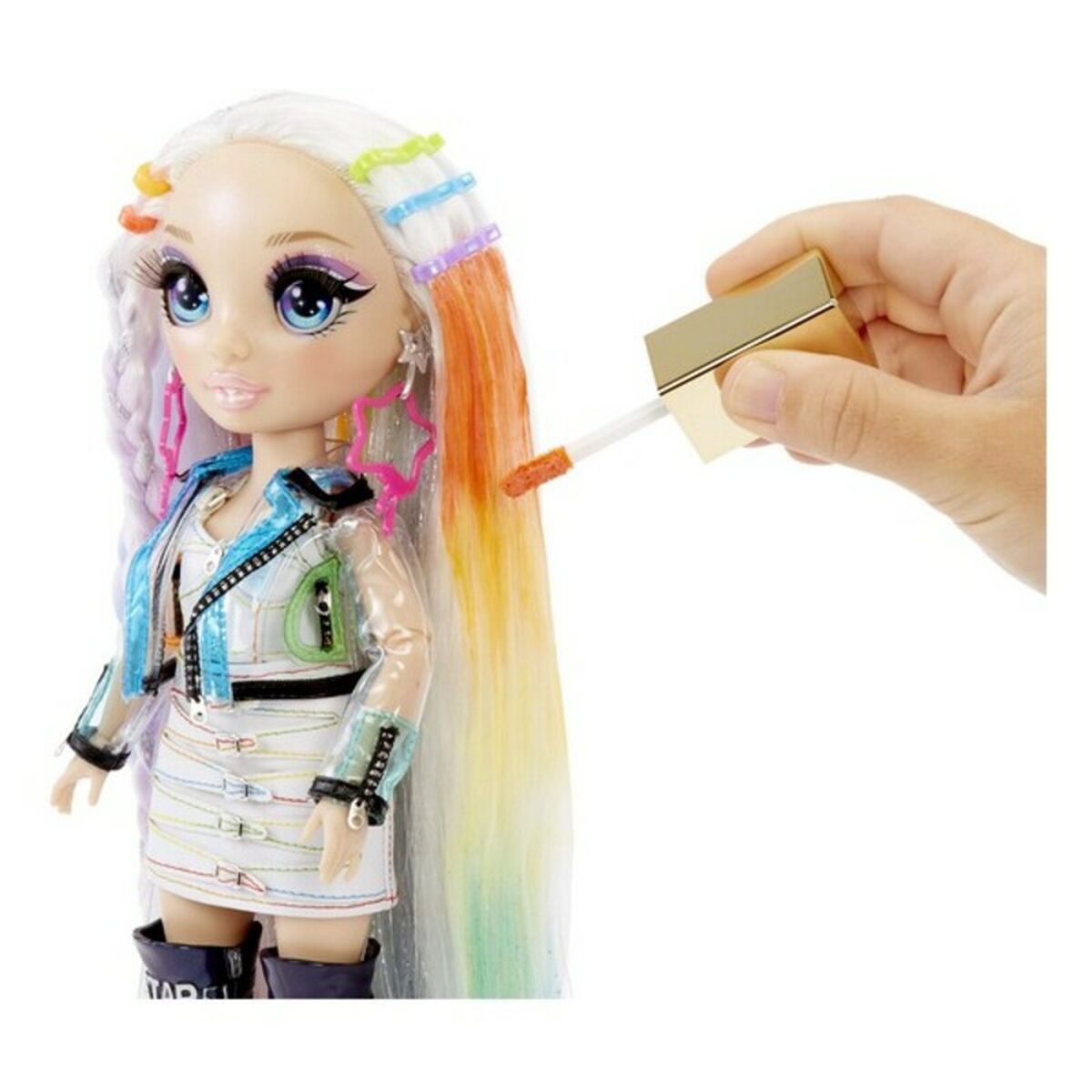 Playset Rainbow Hair Studio Rainbow High 569329E7C 5 în 1 (30 cm) - Jucarii si jocuri, Păpuși și figurine