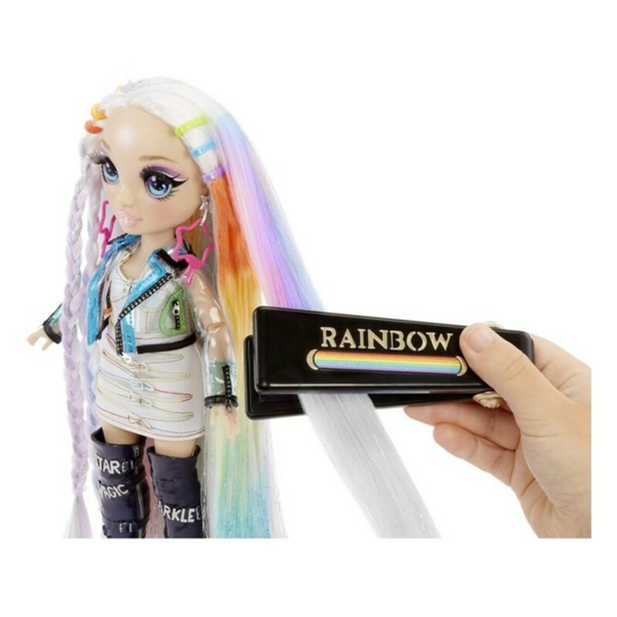 Playset Rainbow Hair Studio Rainbow High 569329E7C 5 în 1 (30 cm) - Jucarii si jocuri, Păpuși și figurine