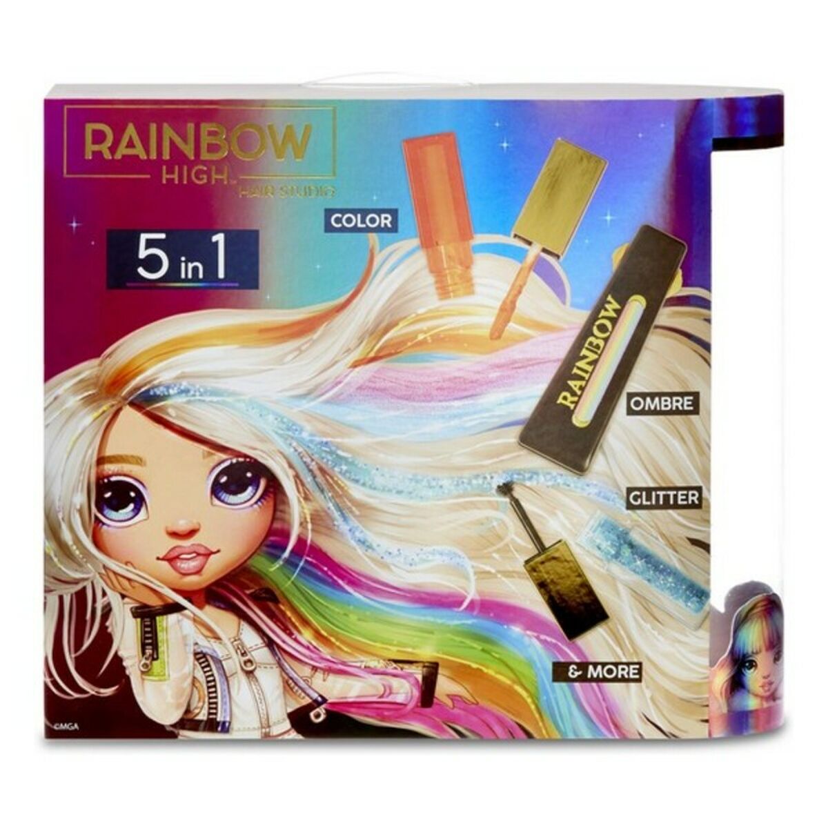 Playset Rainbow Hair Studio Rainbow High 569329E7C 5 în 1 (30 cm) - Jucarii si jocuri, Păpuși și figurine