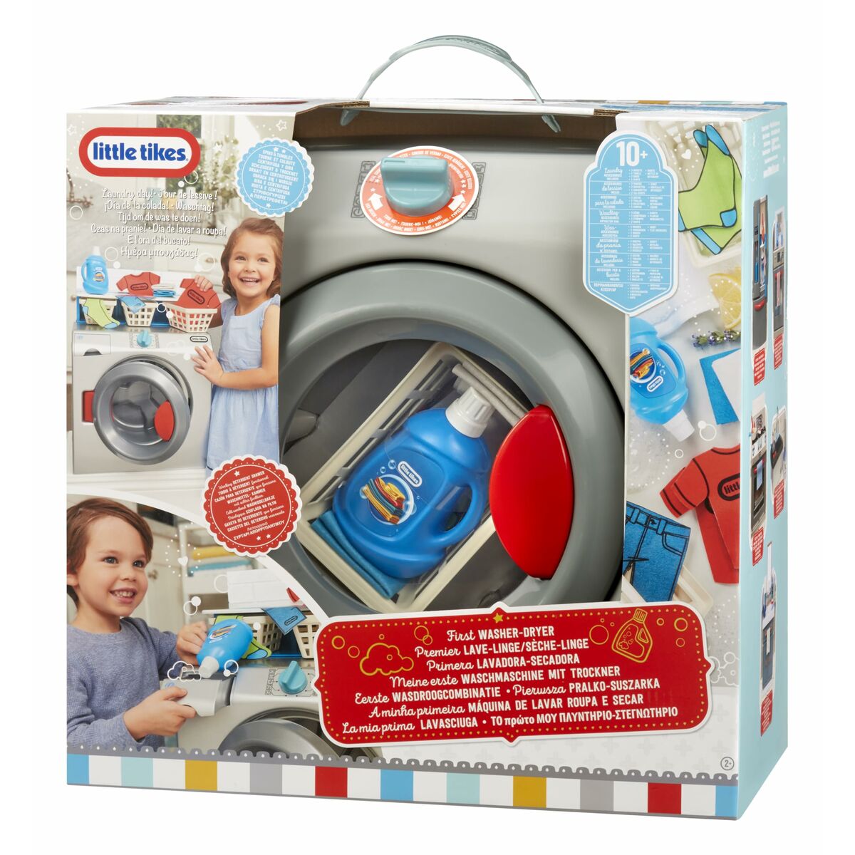 Mașină de spălat jucărie MGA 29 x 39,4 x 52,3 cm Interactiv - Jucarii si jocuri, Imitații de jocuri
