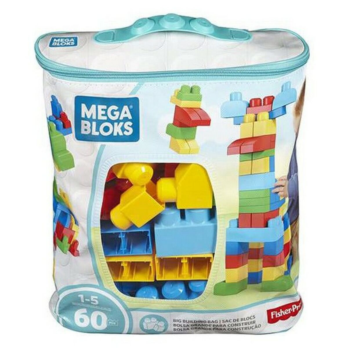 Plăci de Construcții MEGA Mattel 60 pcs 60 Piese - Jucarii si jocuri