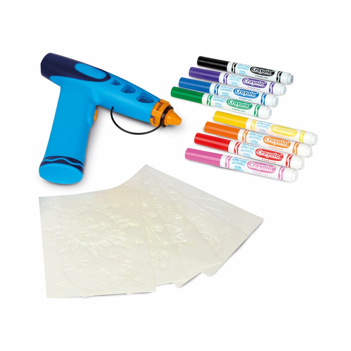Set pentru desen Crayola Marker Airbrush - Jucarii si jocuri, Activități creative