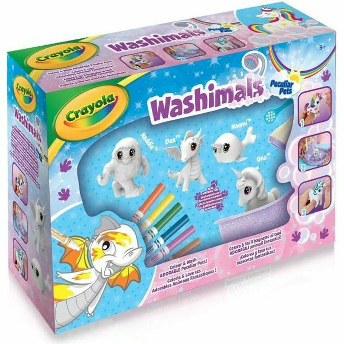 Set de Lucru Manual Crayola Washimals Personalizat - Jucarii si jocuri, Activități creative