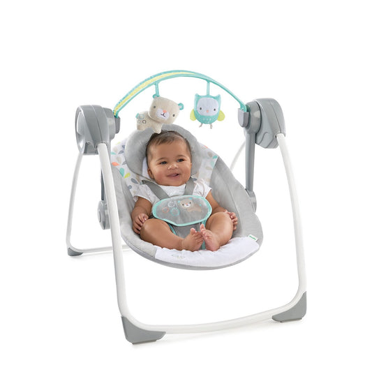 Balansoar Ingenuity Comfort 2 Go ™ Compact Swing Fanciful Forest - Bebelus, Activitate și divertisment