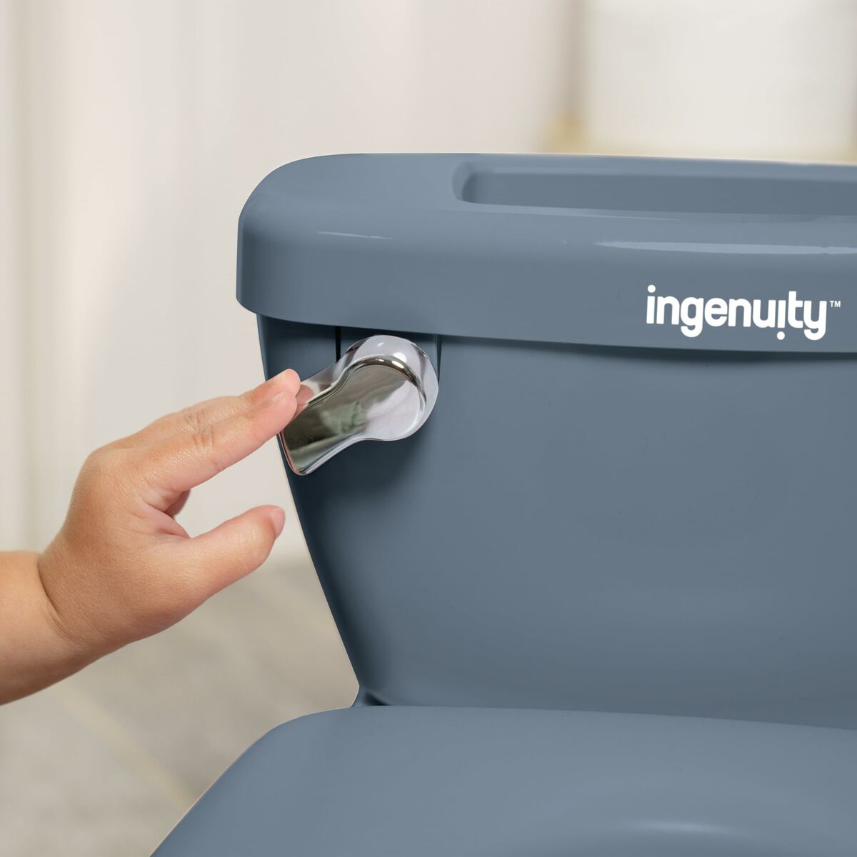 Oliță de noapte Ingenuity Gri - Bebelus, Pisoare și scaune