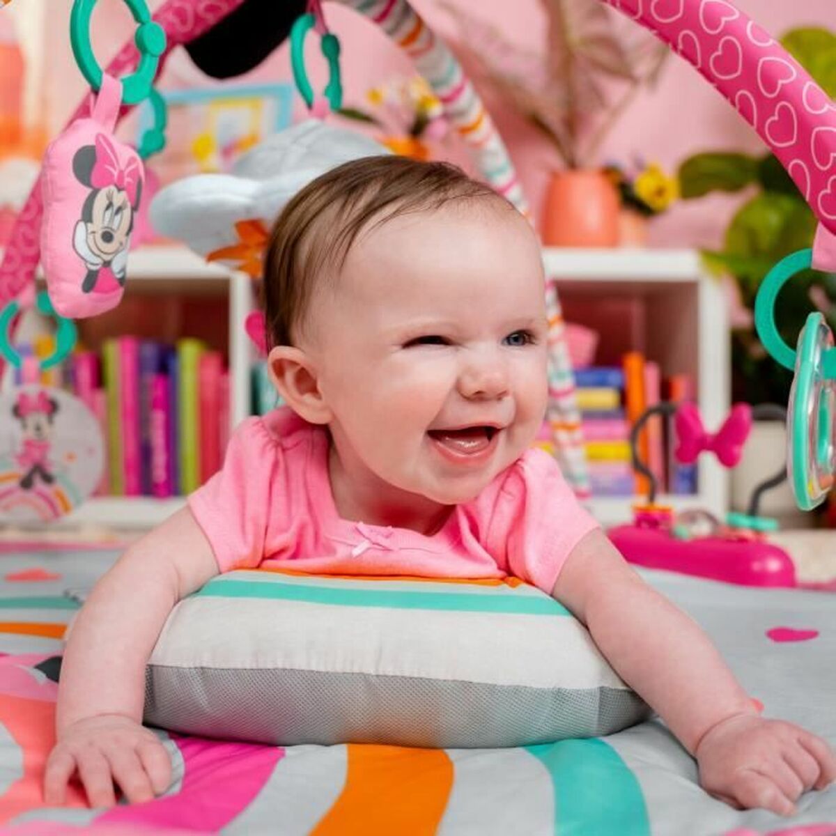 Saltea de joacă Bright Starts Minnie - Bebelus, Activitate și divertisment