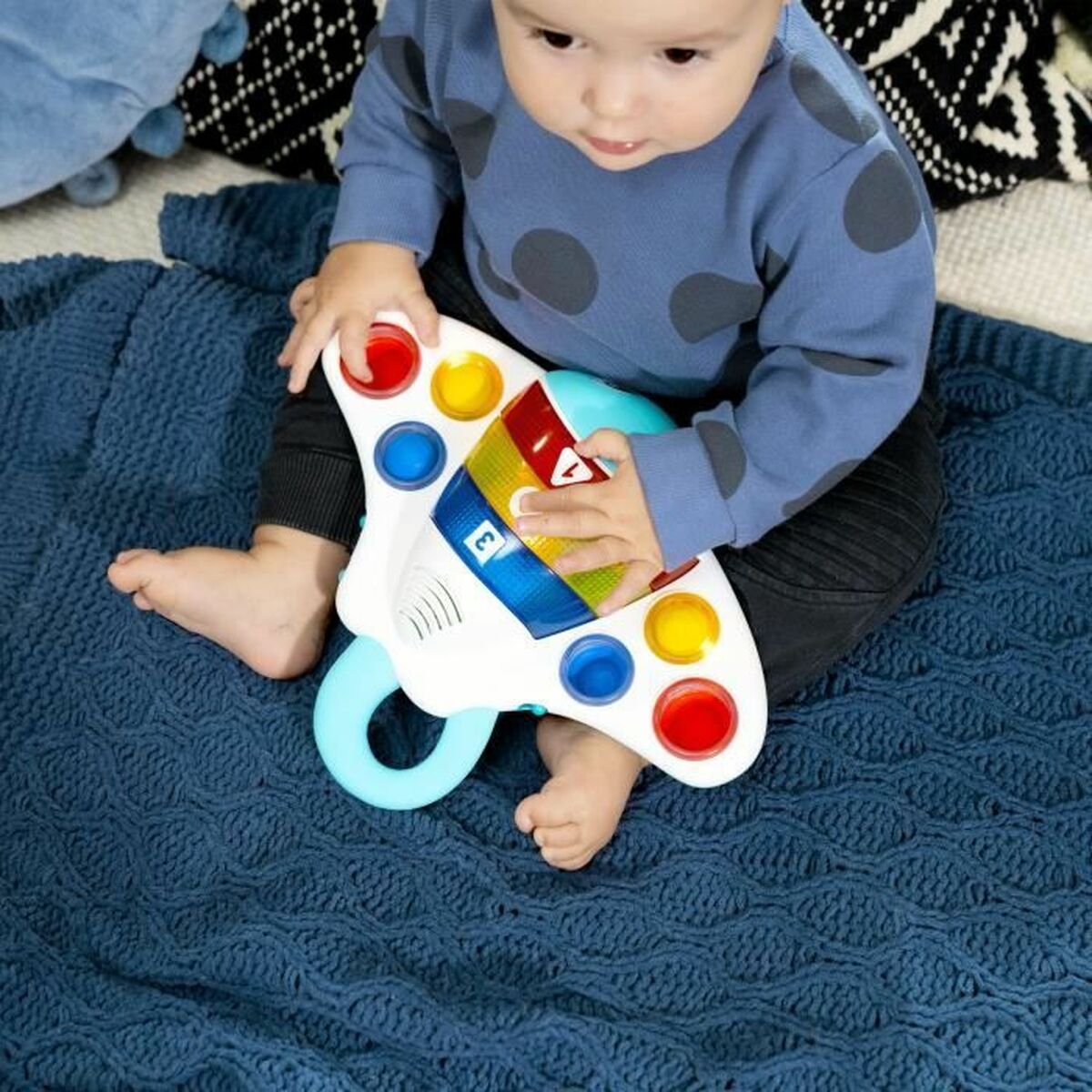Jucărie pentru copii Baby Einstein Ocean Explorers Pop & Explore (FR) Silicon - Bebelus, Dormitor