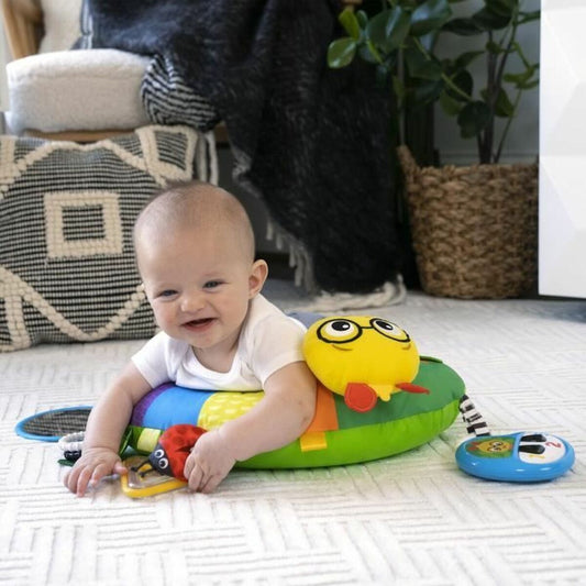 Centru de activităţi Baby Einstein Cal-a-Pillow - Bebelus, Jucăriile copilăriei timpurii