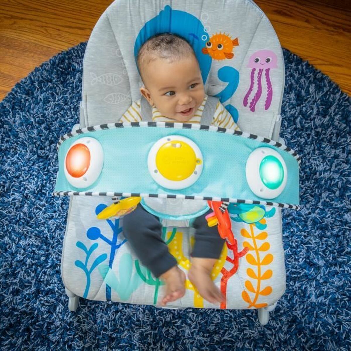 Hamac pentru Bebeluș Baby Einstein Ocean Explorers Kick to It Opus Musical - Bebelus, Dormitor