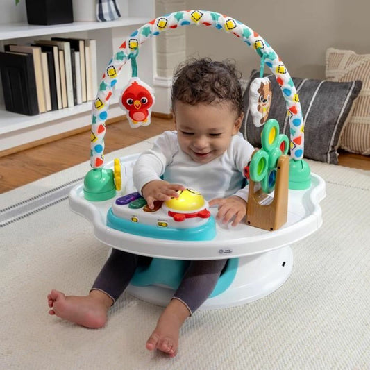 Crescător Baby Einstein SuperSeat 3 in 1 Activity Seat Albastru - Bebelus, Alăptarea și hrănirea