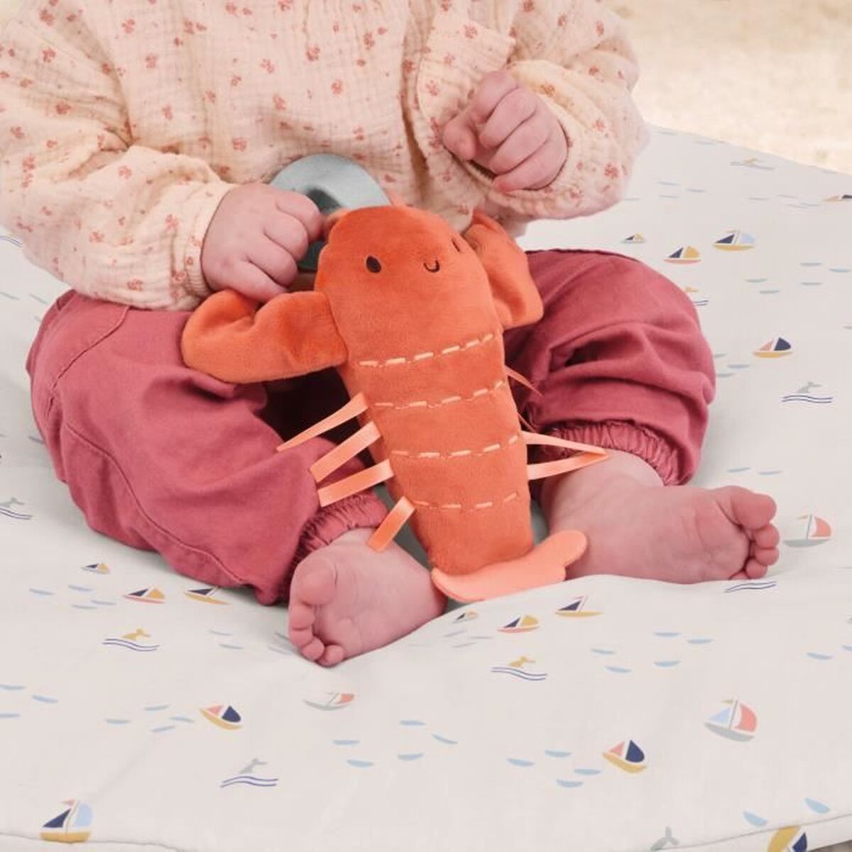 Saltea de joacă Ingenuity Lemn Pânză - Bebelus, Activitate și divertisment