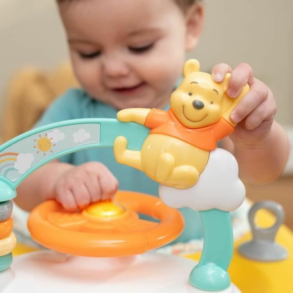 Cadru de mers cu roți Bright Starts Winnie de Pooh Multicolor - Bebelus, Activitate și divertisment