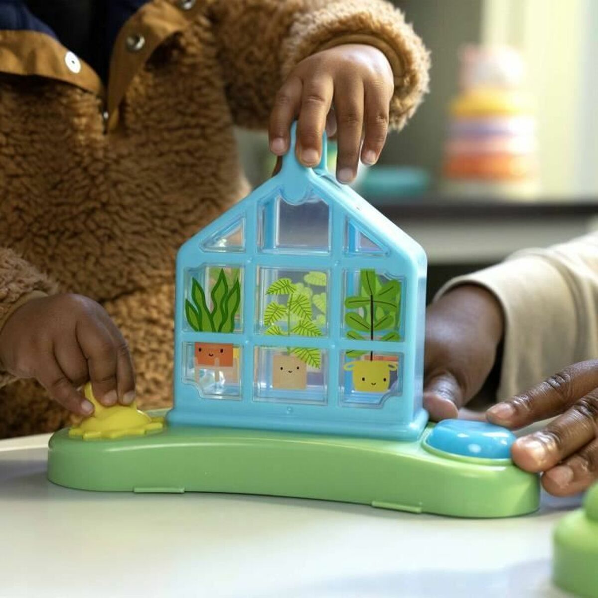 Saltea de joacă Metal Pânză Plastic 6 Piese - Bebelus, Activitate și divertisment