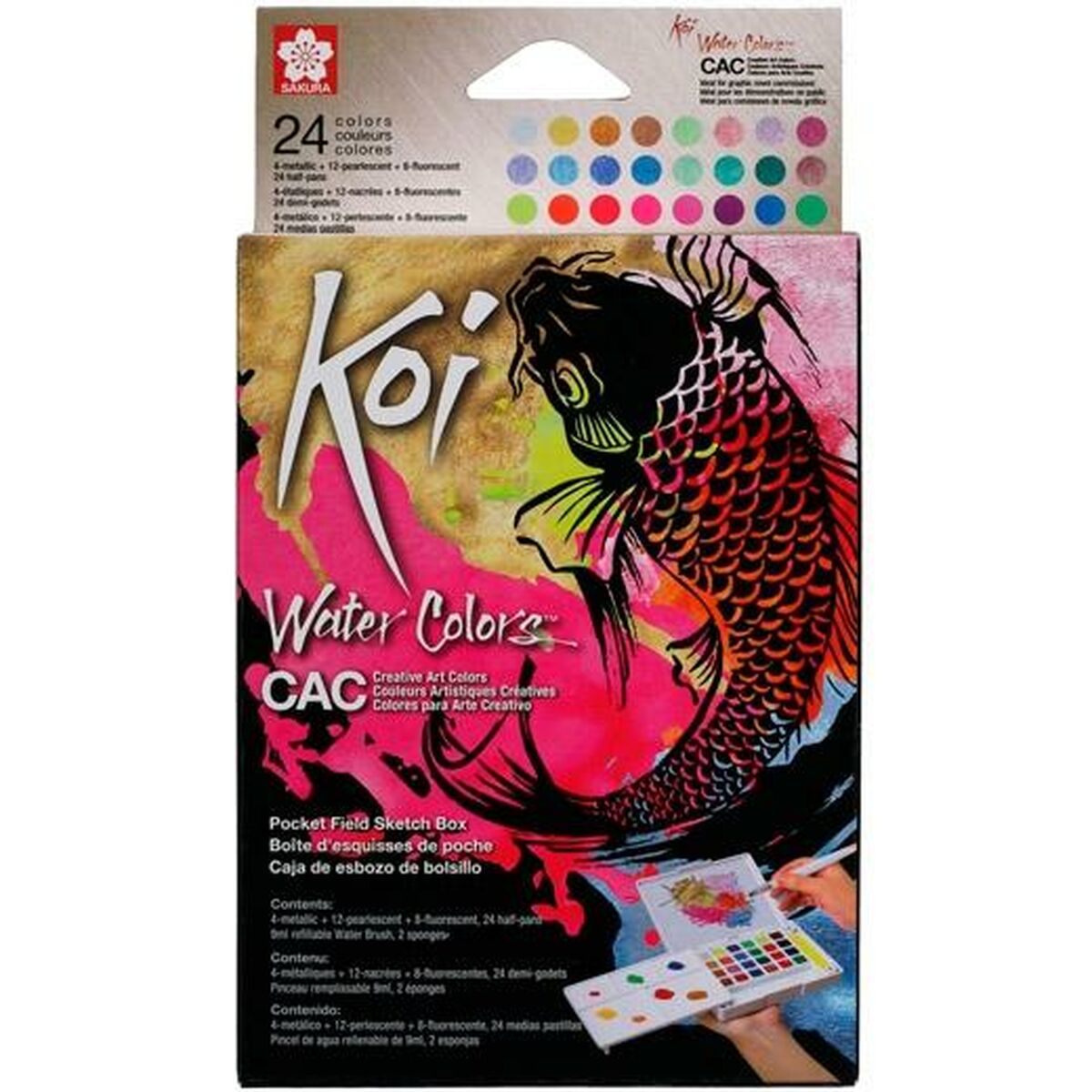 Set de vopsele acuarele Talens Sakura Koi Water Colors Multicolor - Birou și papetărie, Arte și Meserii