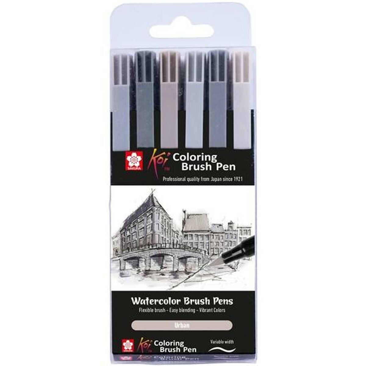 Set de Carioci Talens Sakura Koi Coloring Brush Multicolor - Birou și papetărie, Pixuri, creioane și articole de scris