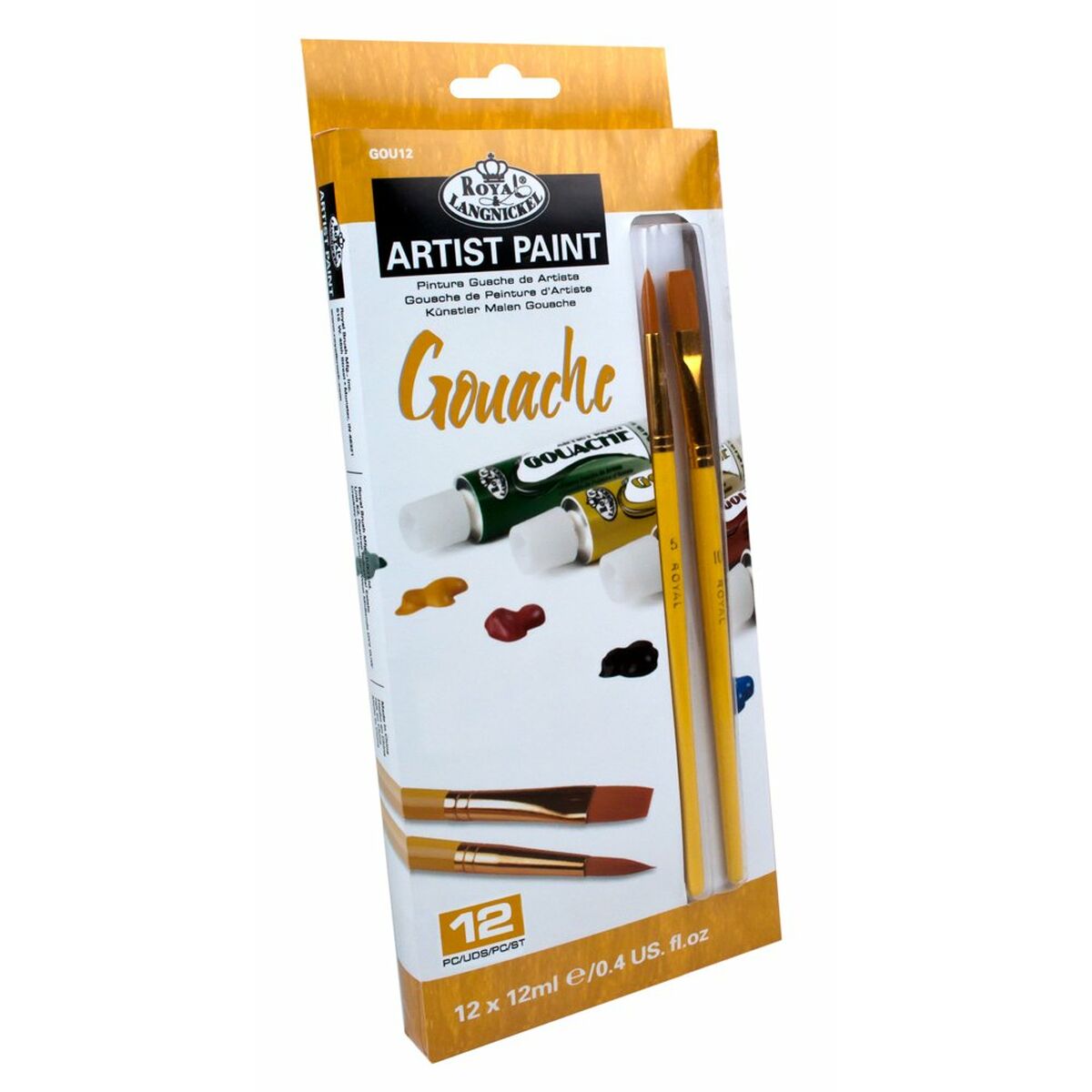 Set de pictură în guașă Royal & Langnickel 12 Piese Multicolor 12 ml - Birou și papetărie, Arte și Meserii