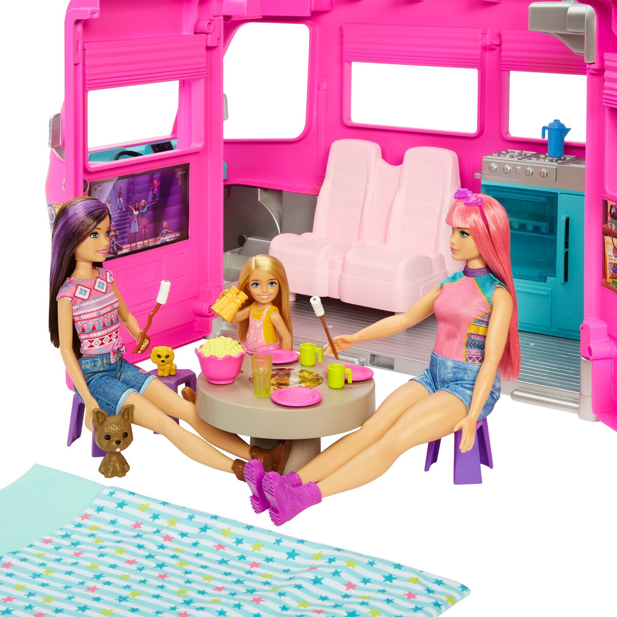 Accesorii pentru papusi Barbie Mega Motorhome - Jucarii si jocuri, Păpuși și accesorii