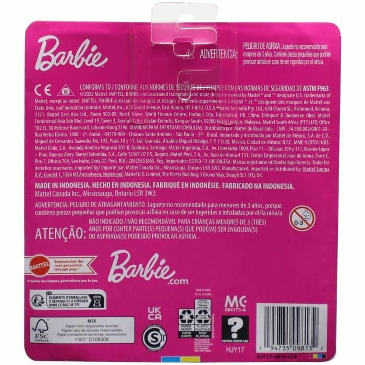 Păpușă bebeluș cu accesorii Barbie HJY17 - Jucarii si jocuri, Păpuși și accesorii
