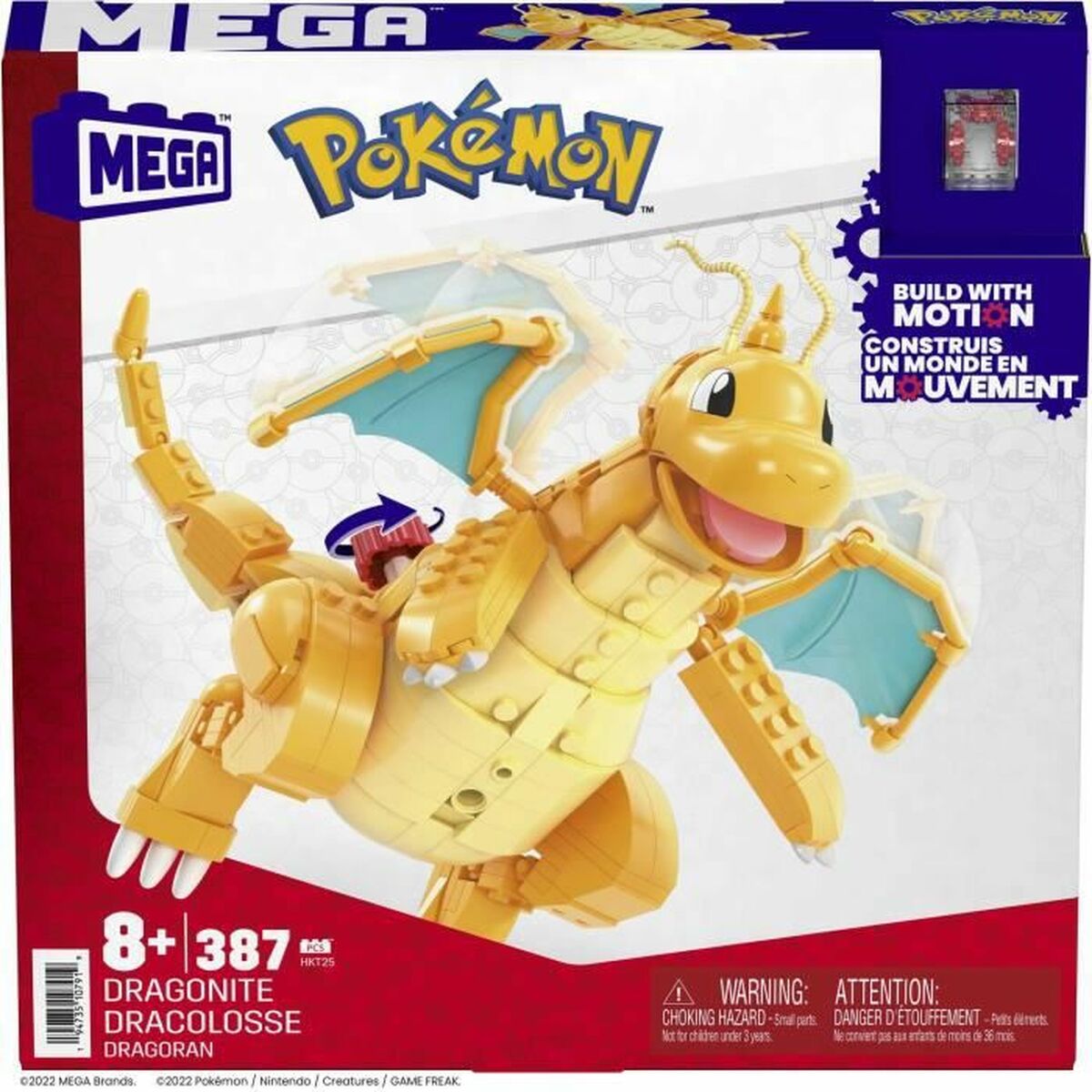 Set de Construcție Mega Construx Mega Pokémon Dragon 387 Piese - Jucarii si jocuri