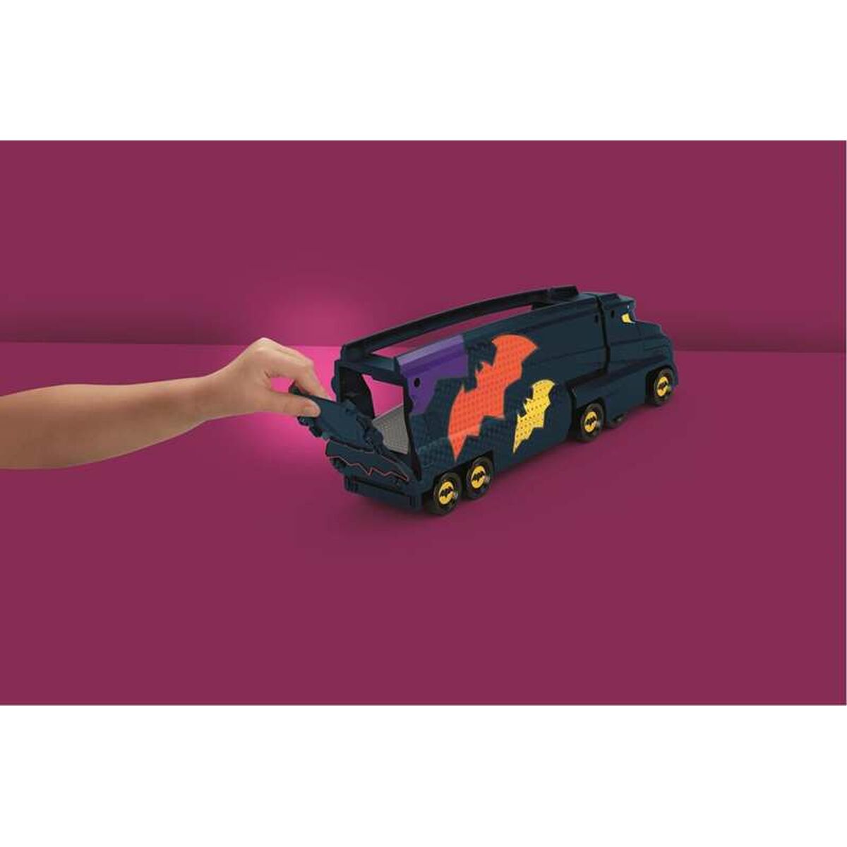 Camion Autotransporter Fisher Price Batwheels Big Big Bam - Jucarii si jocuri, Vehicule
