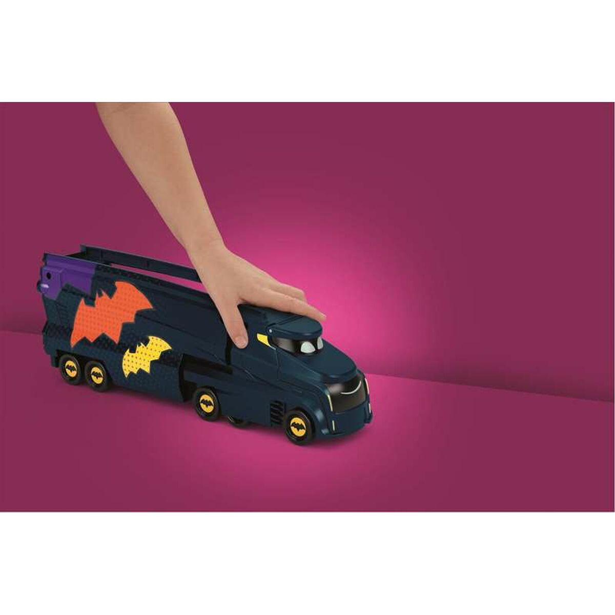 Camion Autotransporter Fisher Price Batwheels Big Big Bam - Jucarii si jocuri, Vehicule