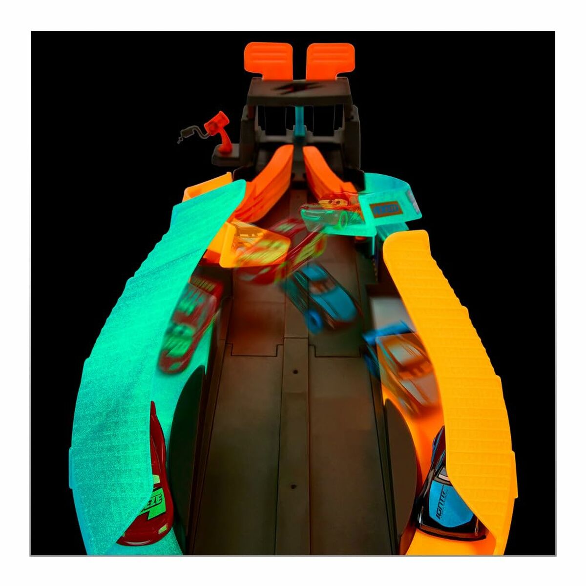 Pistă de Lansare Mattel Glow Racers Fosforescent - Jucarii si jocuri, Vehicule