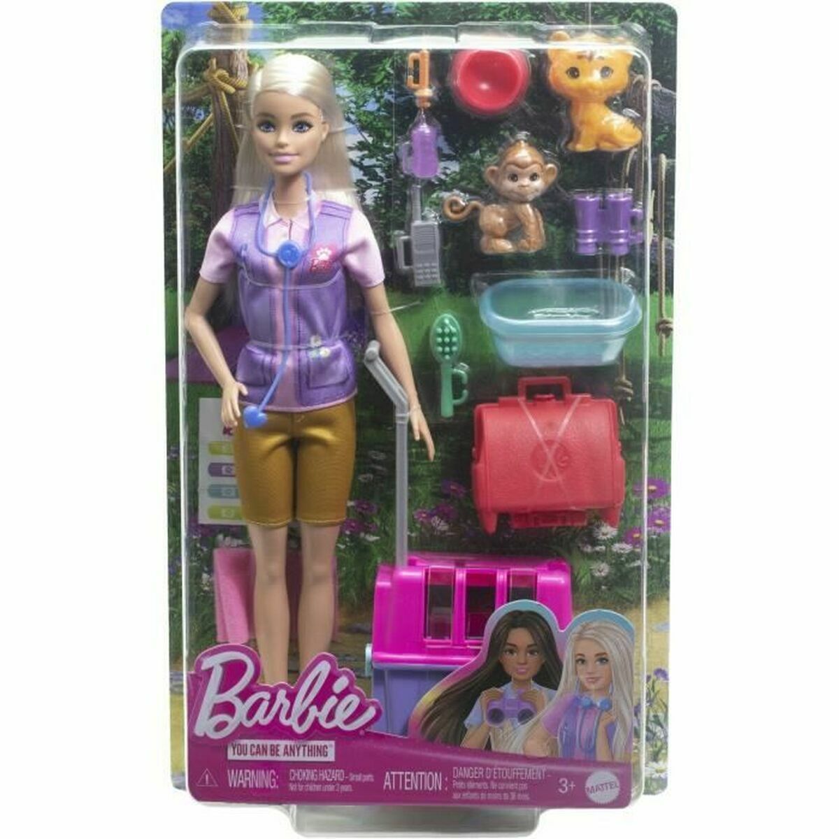 Păpușă Barbie SAUVETEUSE D'ANIMAUX - Jucarii si jocuri, Păpuși și accesorii