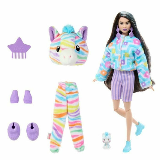 Păpușă bebeluș cu accesorii Barbie Zebra Doll Colorful Dream - Jucarii si jocuri, Păpuși și accesorii