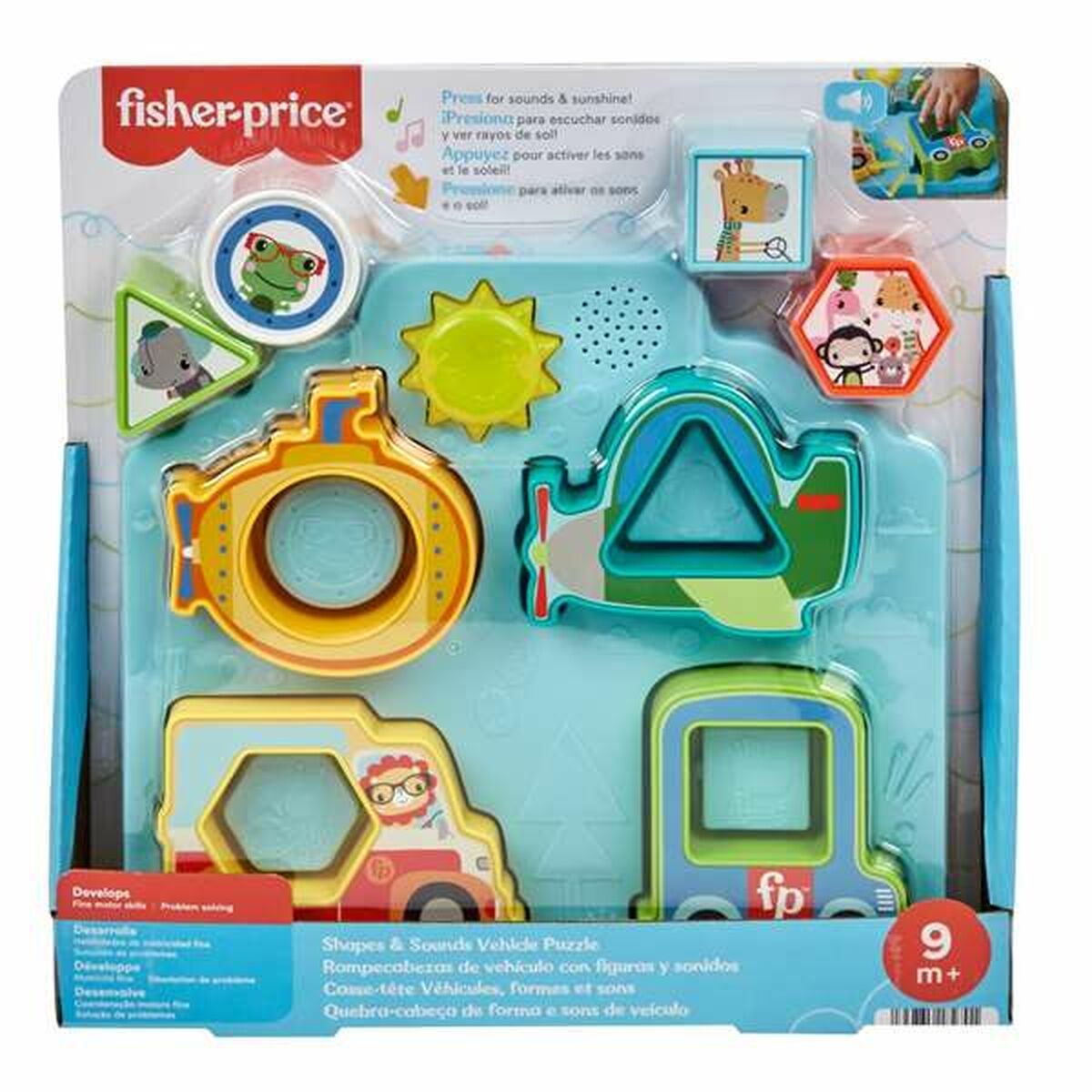Puzzle pentru Copii Fisher Price Vehicule - Jucarii si jocuri, Puzzle-uri și puzzle-uri