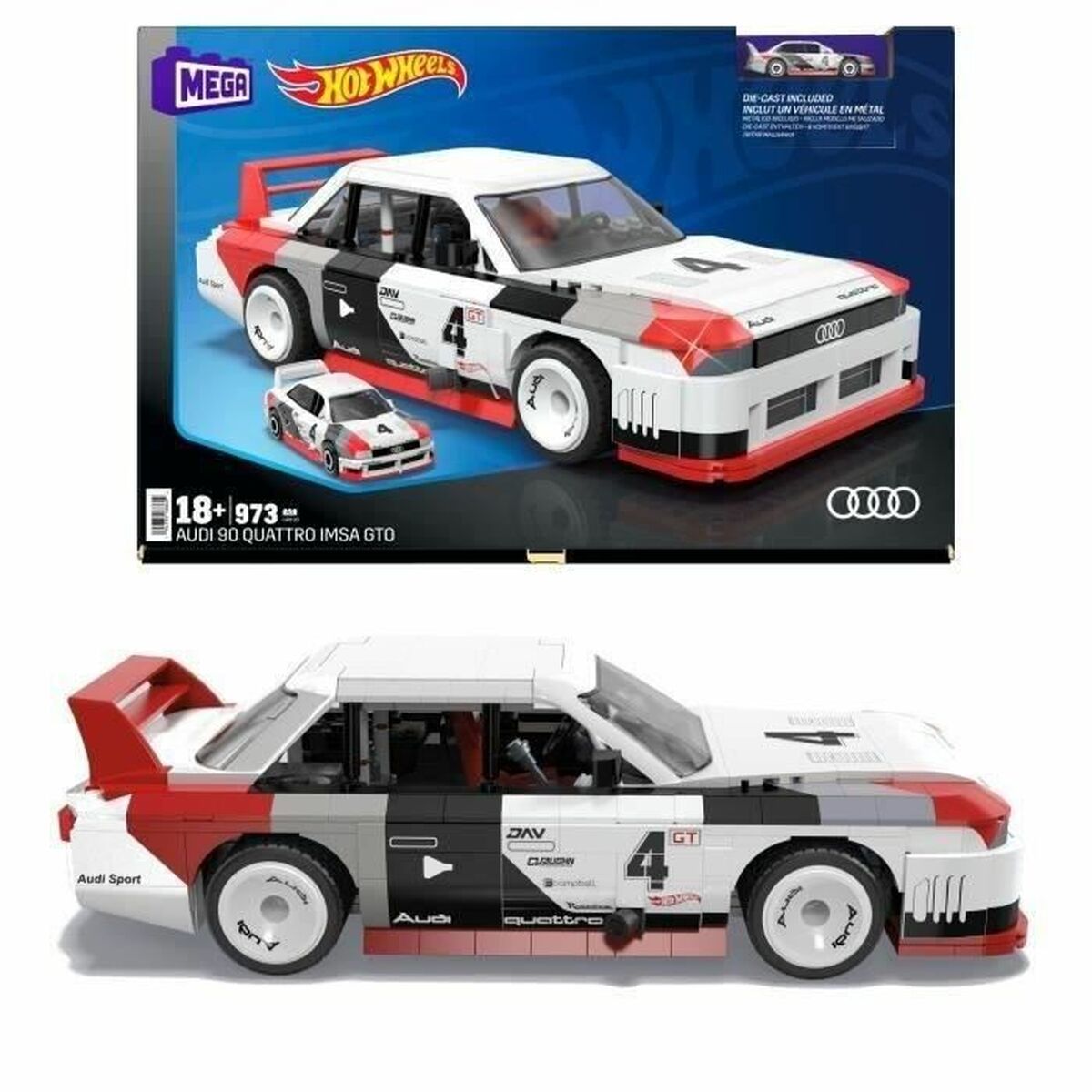 Set de Construcție Megablocks HOT WHEELS COLLECTOR AUDI - Jucarii si jocuri