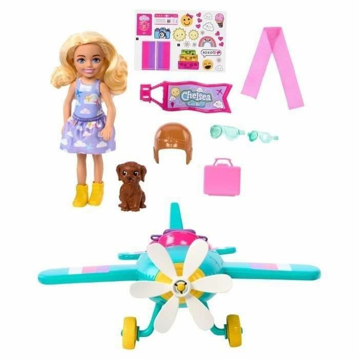 Păpușă Barbie CHELSEA ET SON AVION - Jucarii si jocuri, Păpuși și accesorii