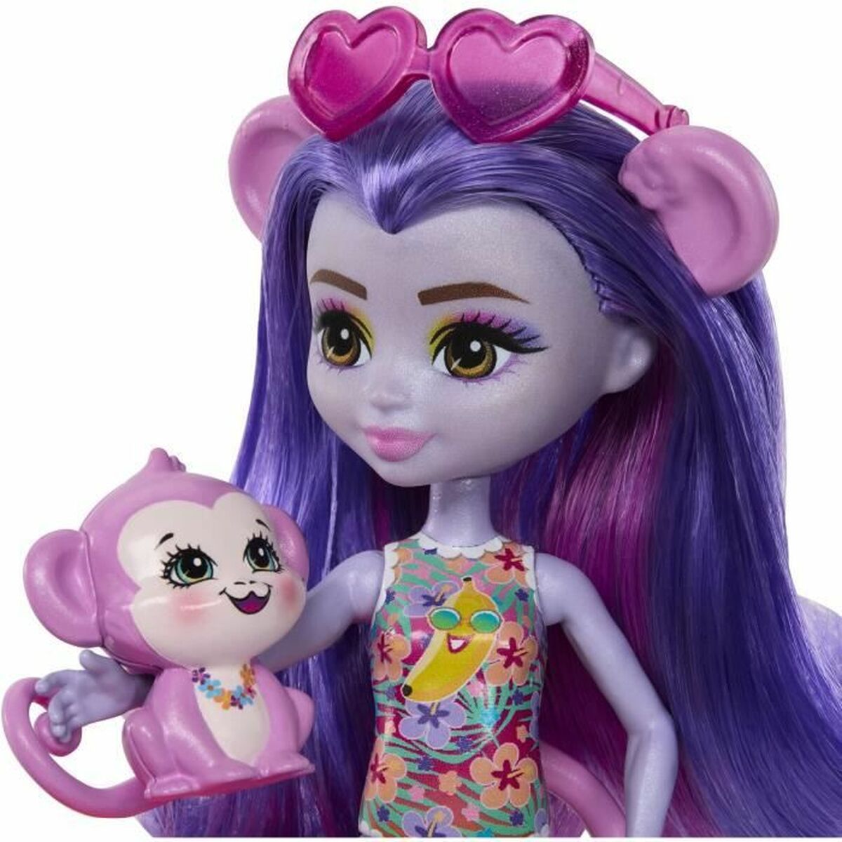 Set de păpuși Enchantimals PISCINE DES SINGES - Jucarii si jocuri, Păpuși și figurine