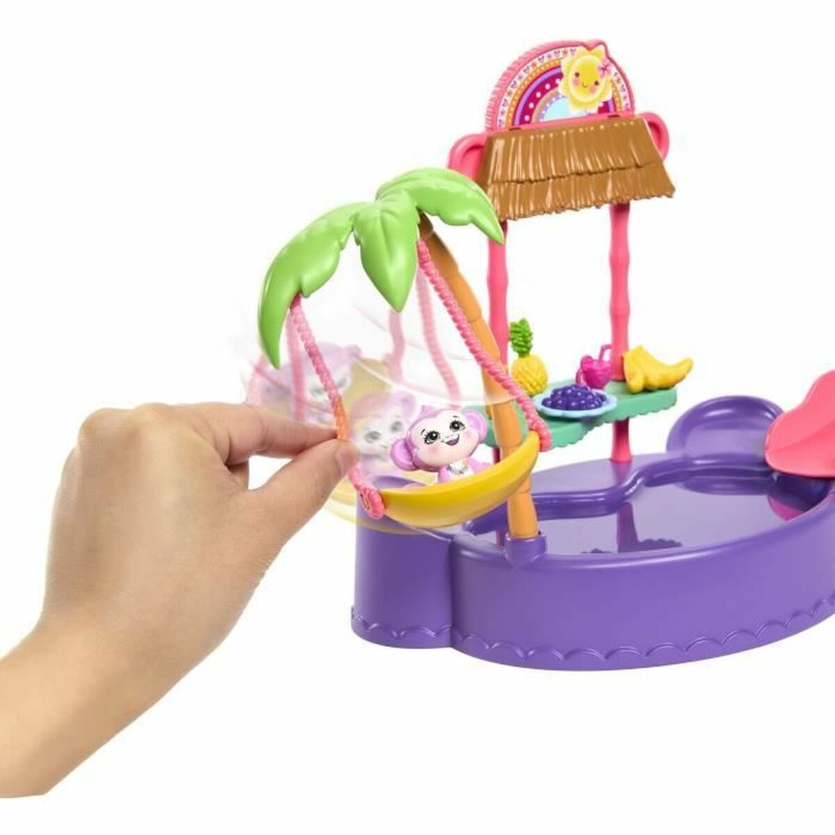 Set de păpuși Enchantimals PISCINE DES SINGES - Jucarii si jocuri, Păpuși și figurine