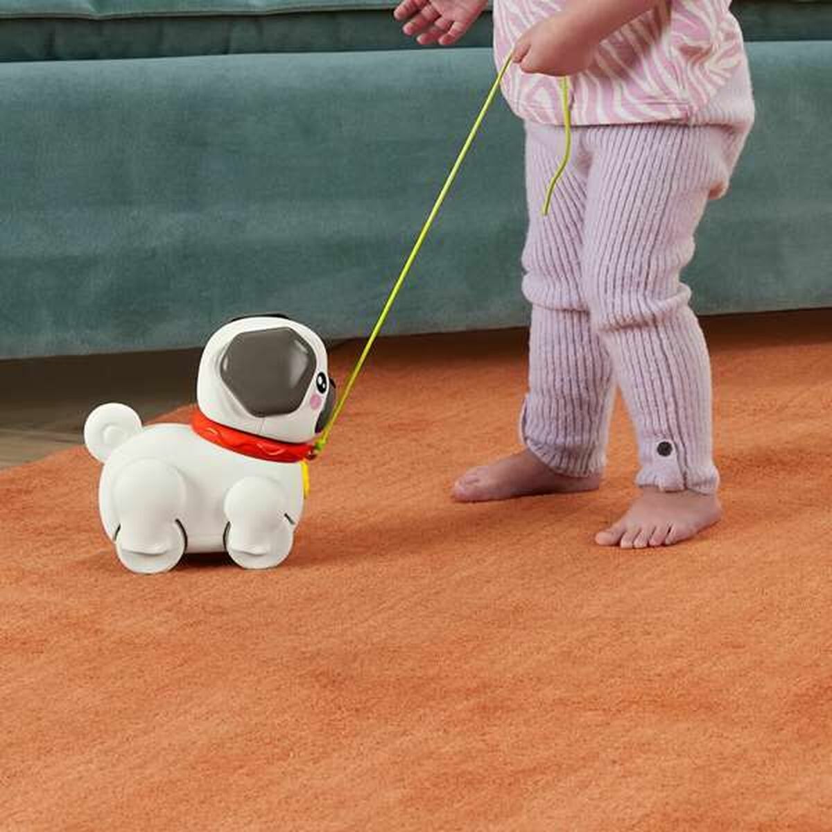 Câine Interactiv Fisher-Price My Pug to Walk HTW94 Câine - Jucarii si jocuri, Păpuși și figurine