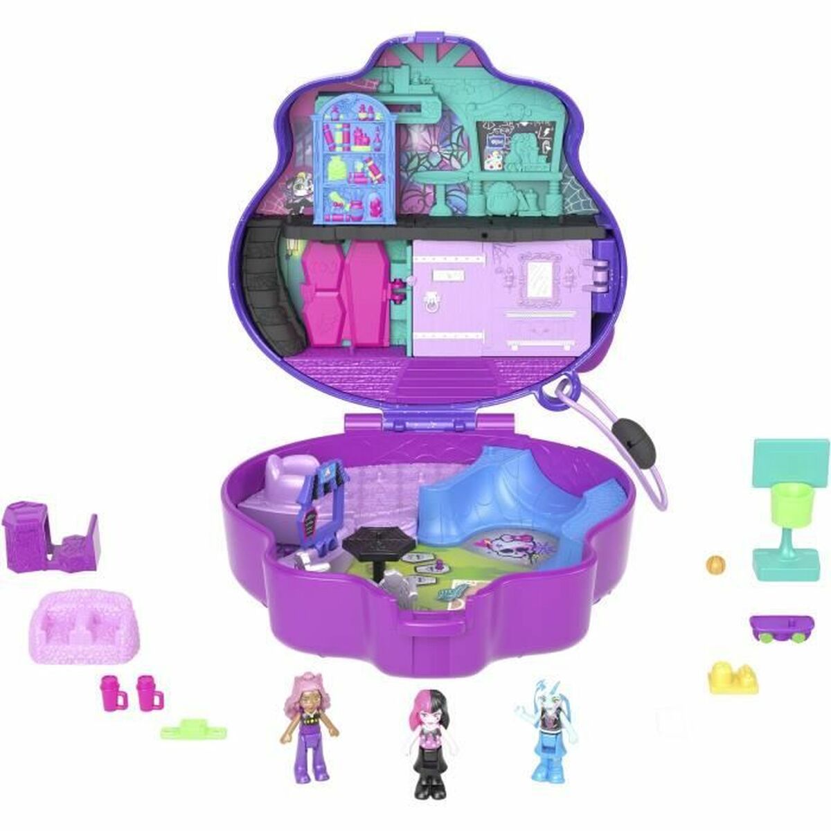 Păpușă Polly Pocket COFFRET MONSTER HIGH - Jucarii si jocuri, Păpuși și accesorii