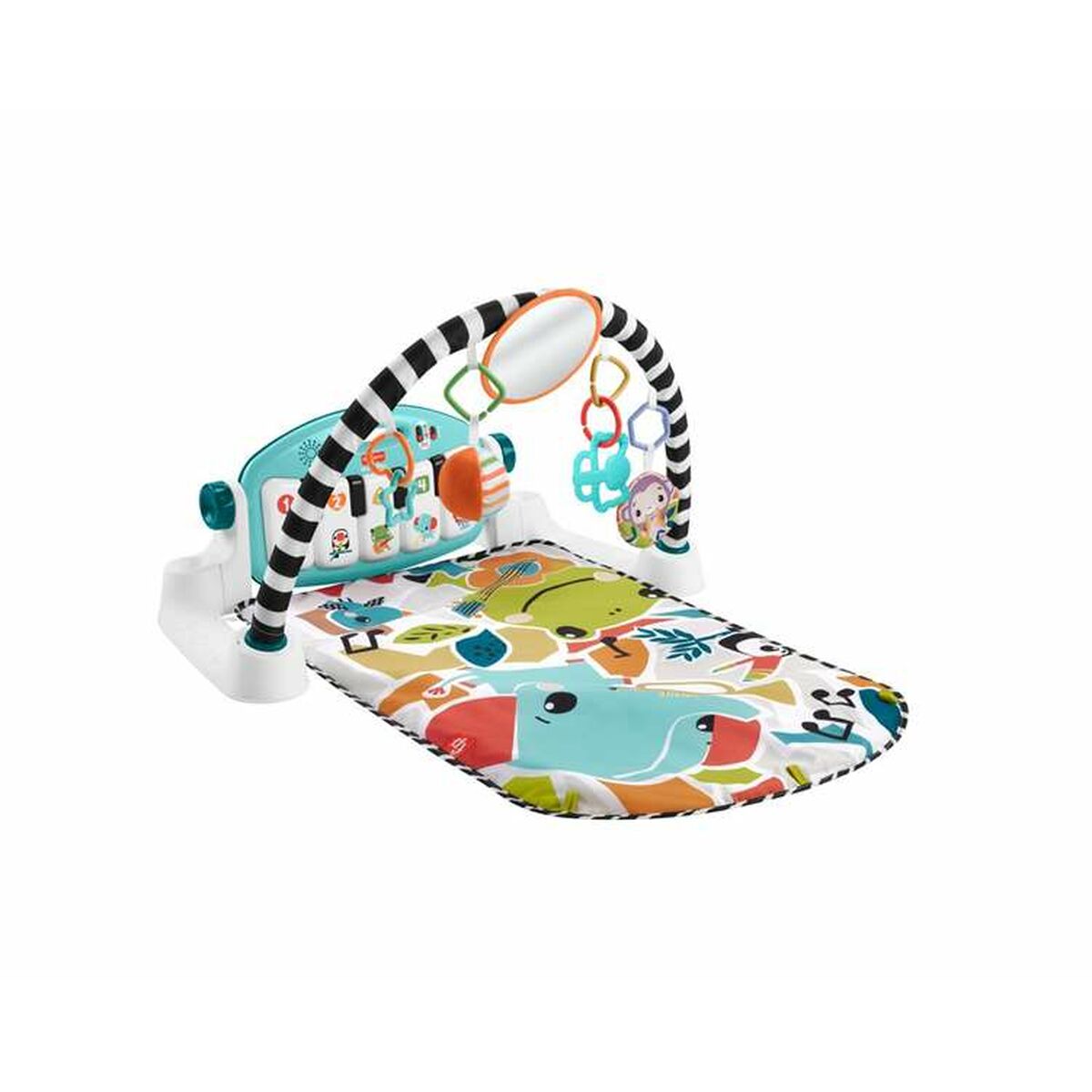 Saltea de joacă Fisher Price Kick and Play Zornăitoare Pian ES - Bebelus, Activitate și divertisment