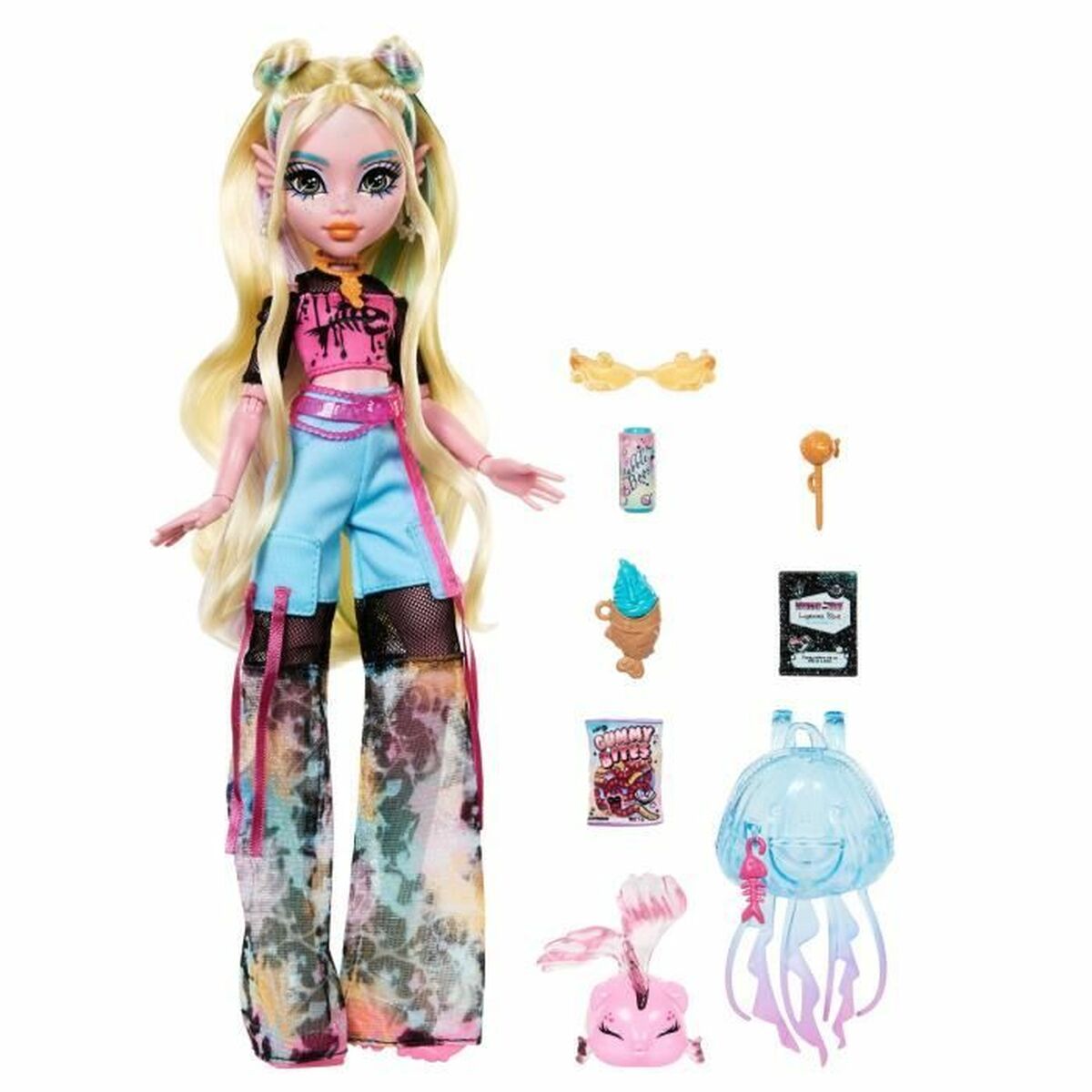 Păpușă bebeluș cu accesorii Monster High Lagoona Blue - Jucarii si jocuri, Păpuși și accesorii