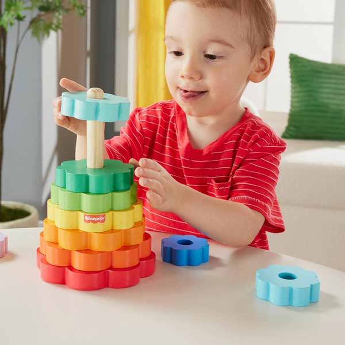 Blocuri Stivuibile Fisher Price 10 Piese - Bebelus, Jucăriile copilăriei timpurii
