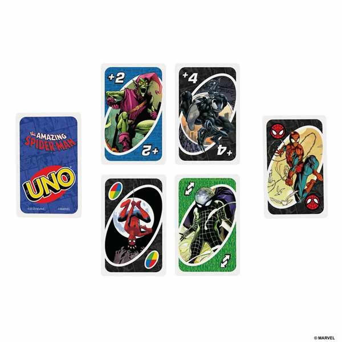 Jocuri de cărți Mattel UNO Spiderman - Jucarii si jocuri, Jocuri și accesorii