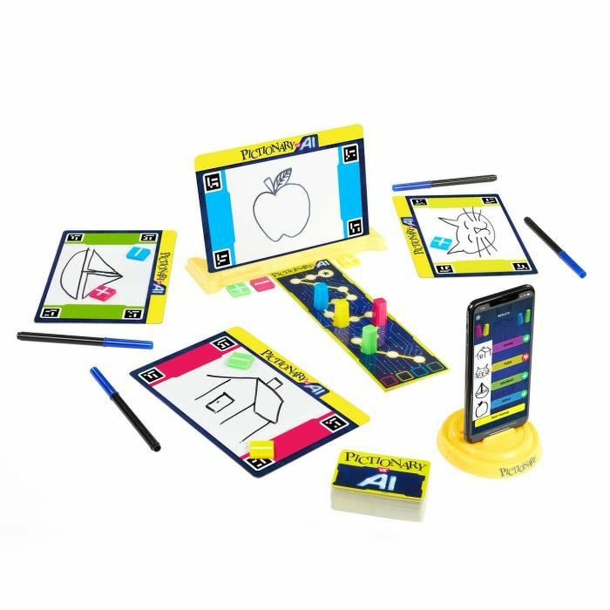 Joc de Masă Mattel PICTIONARY® VS IA Jeu familial Pictionary Vs Intelligence Artificielle (FR) - Jucarii si jocuri, Jocuri și accesorii