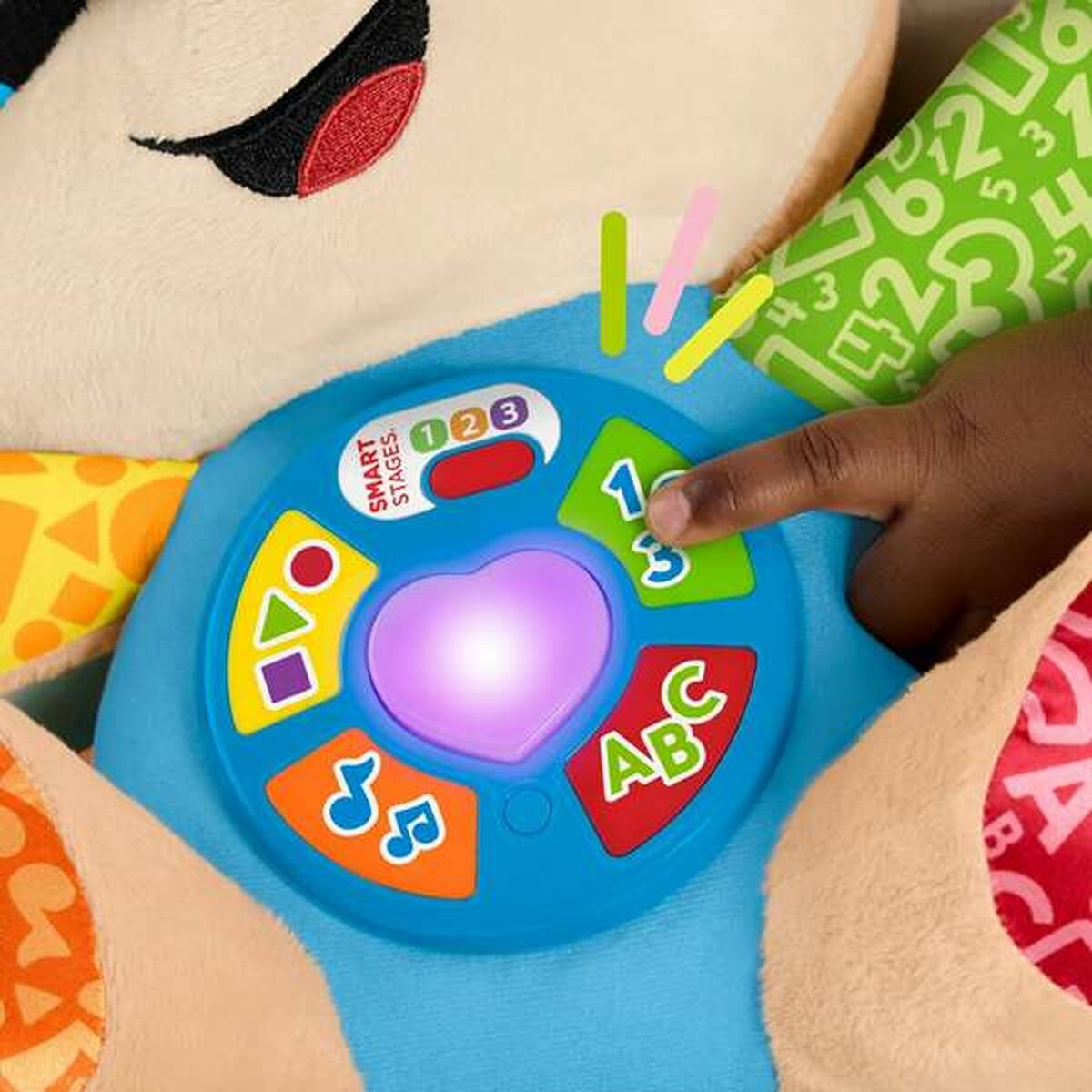 Jucărie Muzicală din Pluș Mattel 30,48 x 25,40 x 13,34 cm - Bebelus, Jucăriile copilăriei timpurii
