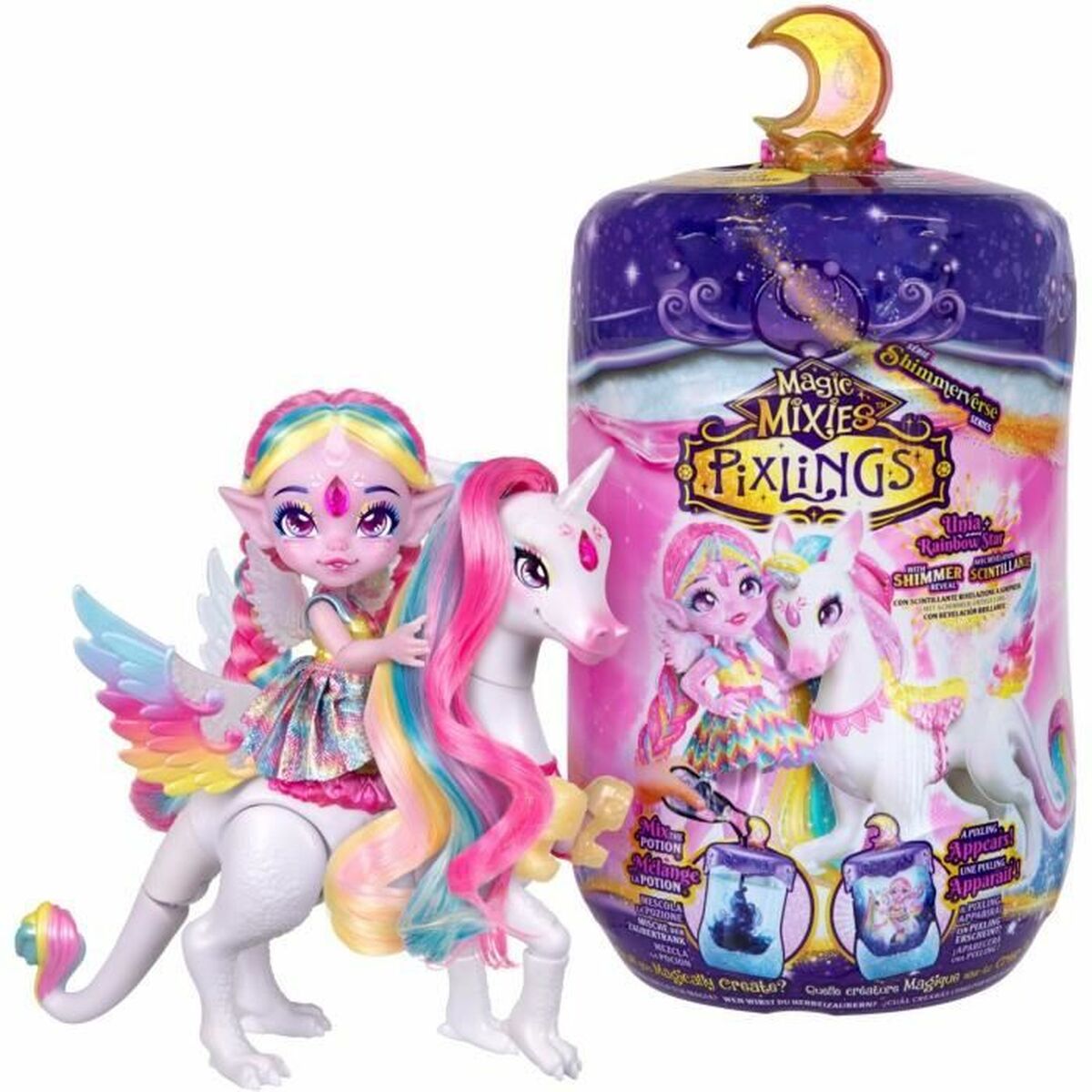 Păpușă bebeluș cu accesorii Pixling Unia and Cosmic Doll - Jucarii si jocuri, Păpuși și accesorii