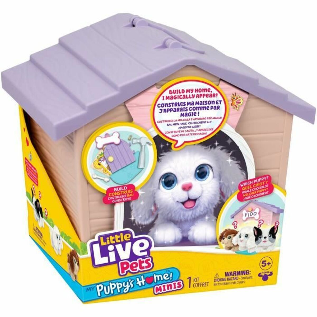 Jucărie de Pluș Little Live Pets Surprise Niche Roz Flauș Broască Câine - Jucarii si jocuri, Jucării de pluș